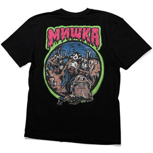 Y2K Mishka Black Green Short Sleeve Shirt Size XL